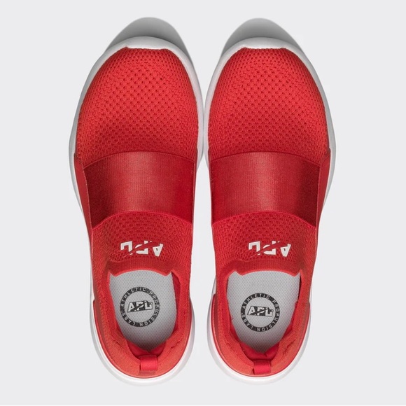 APL ♡ Techloom Bliss Sneakers in Red & White - Picture 2 of 12